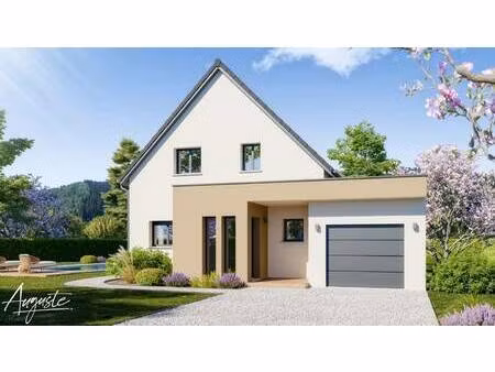 terrain avec maison neuve à vendre