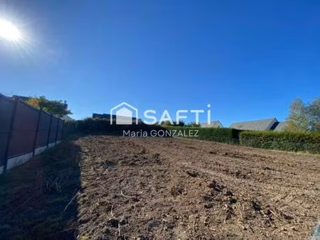 terrain constructible viabilisé à vendre