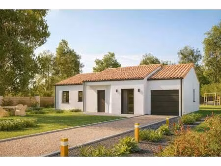 terrain avec maison neuve à vendre