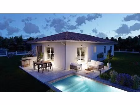 terrain avec maison neuve à vendre