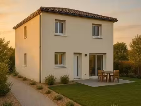 terrain avec maison neuf à vendre