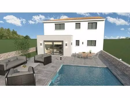 terrain avec maison neuve à vendre