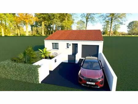 terrain avec maison neuve à vendre