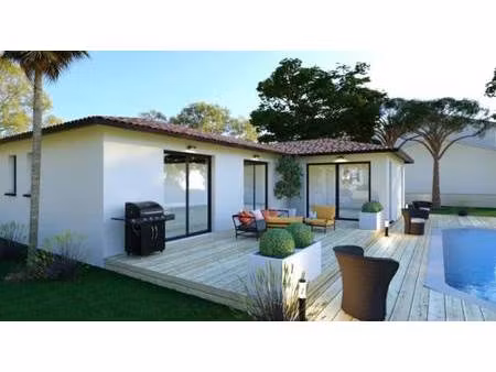 terrain avec maison neuve à vendre