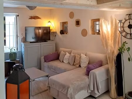 maison de village meublée- 100 m2 - 3 chambres + bureau - cabestany (66) - charges compris