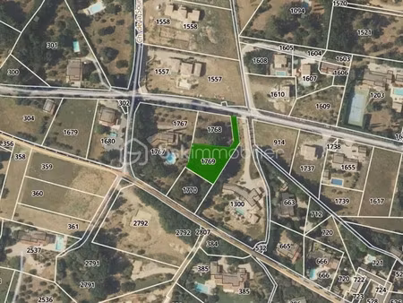 vente terrain 1150 m² à lorgues (83510)  120 000 €