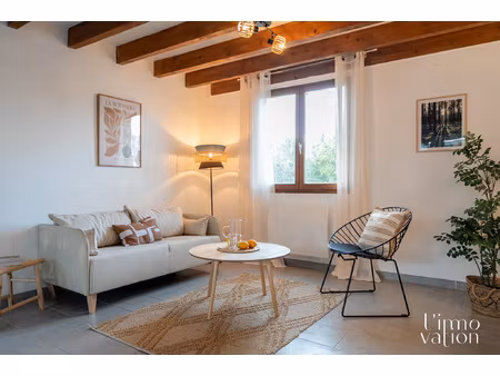 charmant t2 bis duplex  traversant - terrasse - parking - au