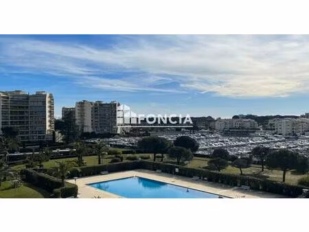 cannes marina: charmant 3 pièces refait neuf avec vue panoramique! garage et cave