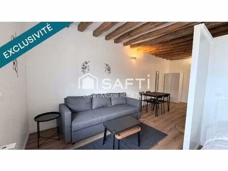 t2 31m2 - rénové dans bâtisse historique réhabilitée