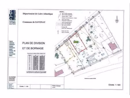 vente terrain à savenay (44260) : à vendre / 536m² savenay