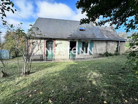 charmante maison de campagne de 65.57 m² à vendre avec dépendance et beau terrain arboré à