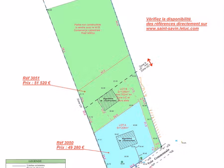 bussac foret terrain a batir