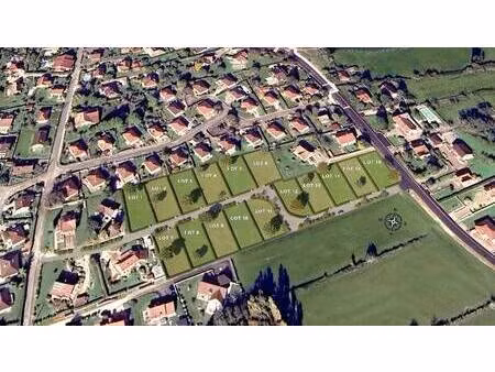 terrain constructible viabilisé à vendre