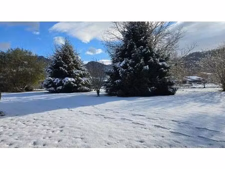 terrain plat ensoleillé