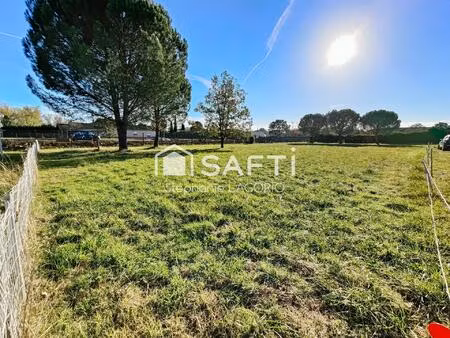 rare : terrain à bâtir de 928 m² en fond d’impasse