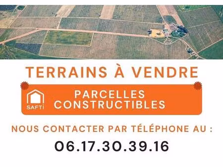 grand terrain de 2181 m² avec vue sur les pyrénées