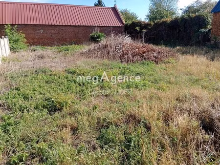 en vente terrain constructible 6 57 ares – 60 500 € |rumaucourt
