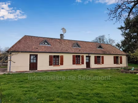 vente maison 4 pièces 88 m² à beaumont-le-roger (27170)  180 000 €
