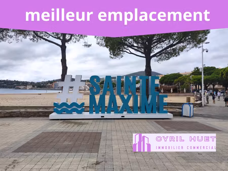exclusivite sainte maxime - murs commerciaux libres 27 m²