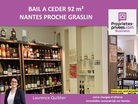 44000 nantes - bail a ceder 92 m² quartier racine