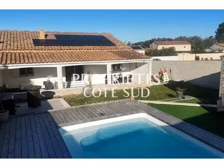 maison de plain-pied 93 m2 sur terrain 512 m2 avec piscine et garage