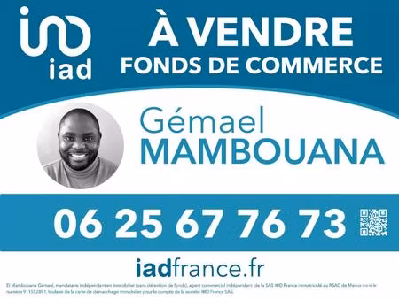 vente boutique/local commercial 75 m²