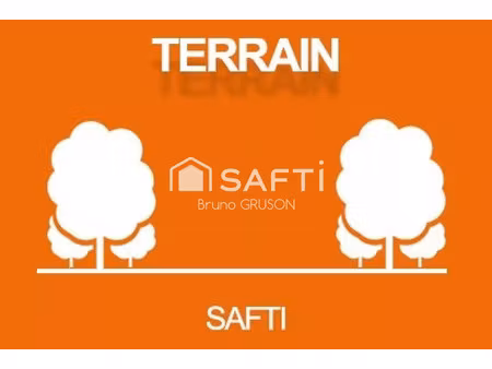 vente terrain 6830 m² huismes (37420)