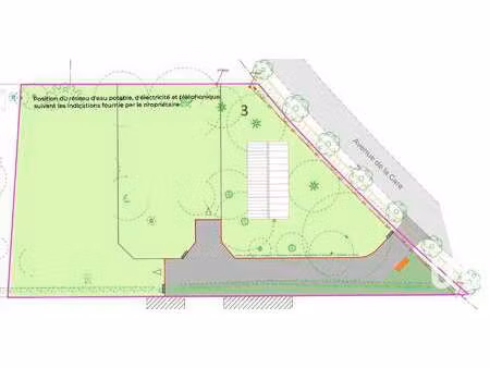 vente terrain à cintegabelle (31550) : à vendre / 626m² cintegabelle
