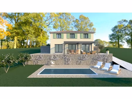 vente maison neuve 6 pièces 110 m² à puget-ville (83390)  465 000 €