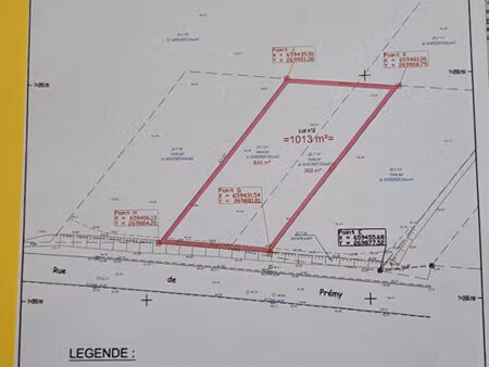 terrain marcoing 1013 m2