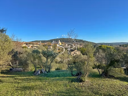 lorgues a vendre - terrain consctructible 1244 m²