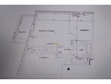 vente appartement 3 pièces 54 m² à vichy (03200)  185 399 €