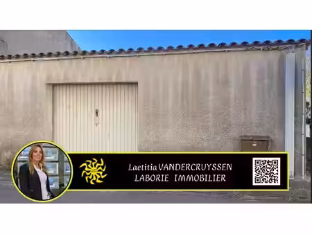 a vendre garage 25 m2 à lézignan-corbières