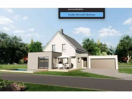 terrain avec maison neuve à vendre