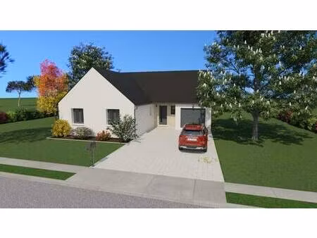 terrain avec maison neuve à vendre