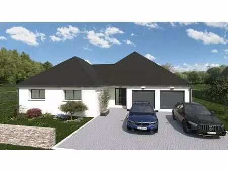 terrain avec maison neuve à vendre