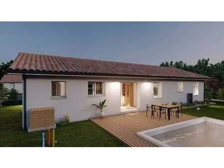 terrain avec maison neuve à vendre