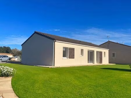 terrain avec maison neuve à vendre