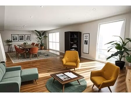 maison individuelle de 2010  5 chambres  bureau  garage  stationnement  jardin