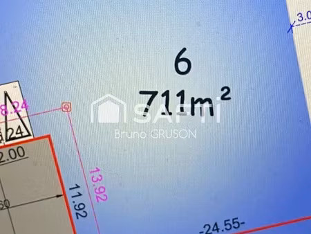 vente terrain 711 m² à quimperle (29300)  133 000 €