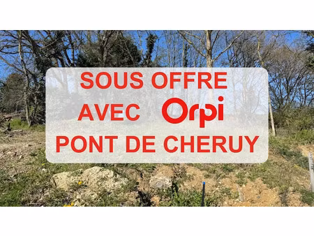 vente terrain à batir 303 m² à chavanoz (38230)  100 000 €