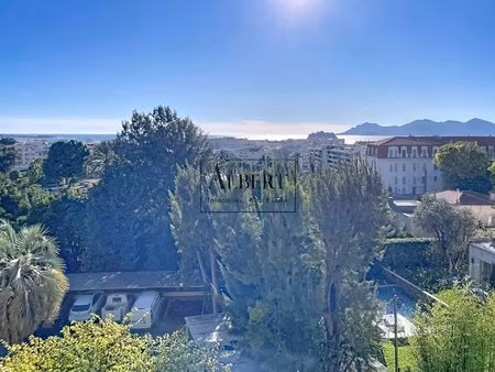 cannes montfleury - 4 pièces - vue mer/terrasses sud