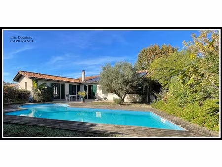 canejan bourg dpt 33610  à vendre maison p6  piscine  panneaux photovoltaique