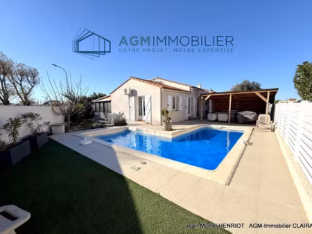 claira  villa plain-pied 4 faces avec piscine