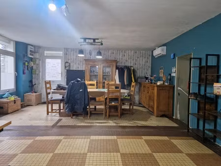 vente plain pied 2ch  travaux  dependance et terrain bourg