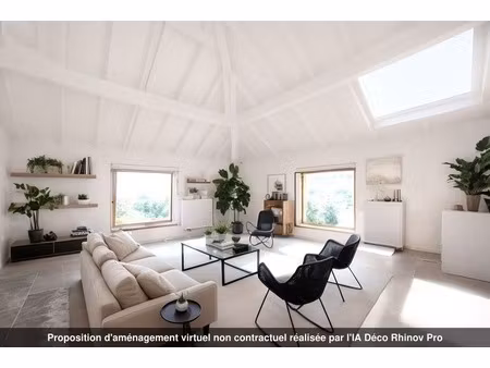 plateau combles à aménager vindry sur turdine (69) 180m² au sol