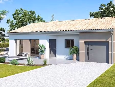 terrain avec maison neuve à vendre