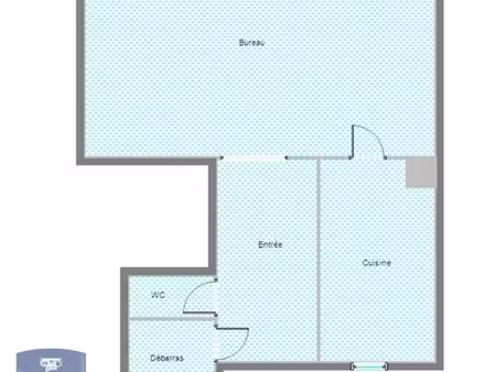 local professionnel à louer 49.83 m² - laon (02) - 435€