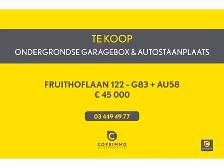 garage te koop in berchem