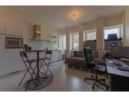 recente studio met leuk terras en kelder